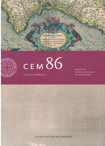 Book Cover: B086 Boletín nº 86 Julio-Diciembre del año 2011