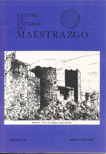 Book Cover: B038 Boletín nº 38 Abril-Junio del año 1992