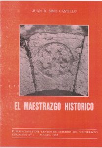 Book Cover: C001 El Maestrazgo Histórico